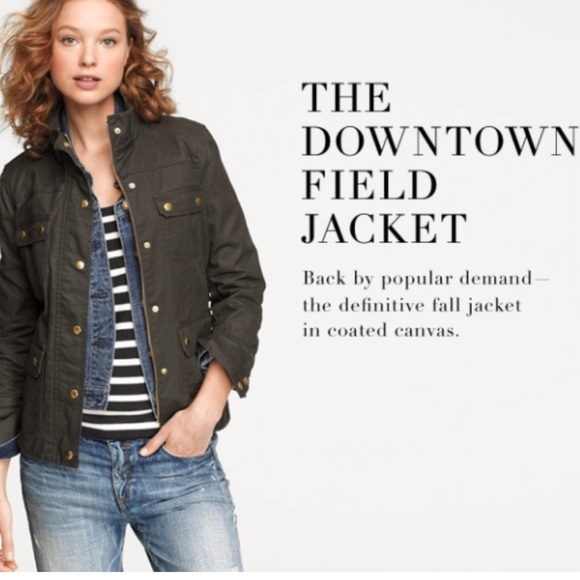 J. Crew Relaxed Boyfriend Field Jacket in Black; size XS - Picture 5 of 5